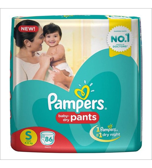 Pampers Baby Dry Pants S 86 Pants
